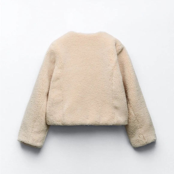 Zara Jackets & Coats Zara Faux Shearling Jacket With Lobster Clasps Poshmark